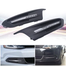 LED Daytime Running Light DRL Fog Lamp For Volkswagen Jetta 2011 2012 2013 2014！