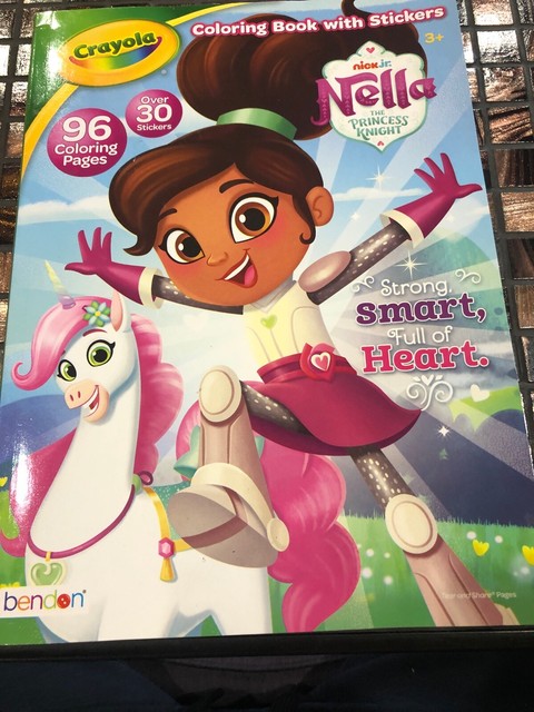 Crayola Nick Jr Nella The Princess Knight Coloring Book With Stickers