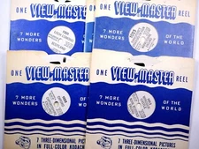 View-master SINGLE reels #501-4000 with envelopes - your choice