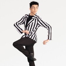 Revolution Dancewear 'On the Town Jacket" RC20971 Black White Jacket MA