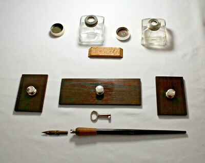 Antique TIFFANY 1847 Slant-Top Travel Box Writing Lap Desk