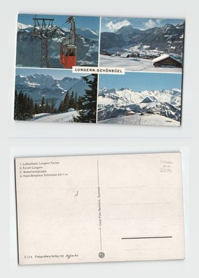 AK - Lungern-Schönbuel Schweiz Alpenwinter Mehrfachansicht UNBESPIELT