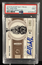 2010 National Treasures Bill Walton Century Signatures Auto #/25 PSA 9 POP 1