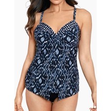 Miraclesuit Palatium Love Knot Tankini 8 NWT