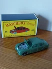 Matchbox Lesney No 64 Jaguar 3.4 Fully Restored With Repro Box Excellent Example