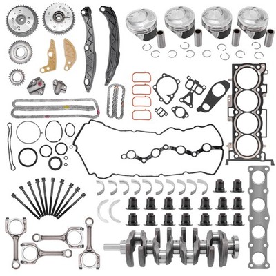For 2.4L Hyundai Kia G4KJ Engine Rebuild Overhaul Kit- Crankshaft/Piston/Timing