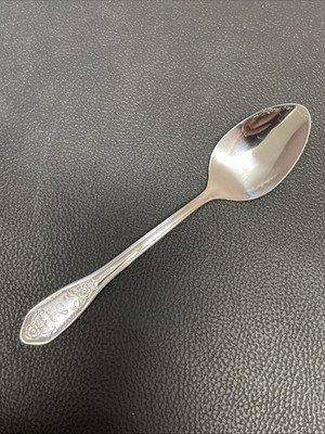 Vtg Customcraft Spoon Monogram Letter ''L'' Stainless Steel Single Piece Flatware