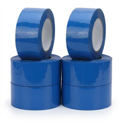 6x Blau Paketband Stark Verpackungskarton Dichtband Geräuscharm Klebeband 48mmx66m