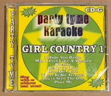 Party Tyme Karaoke - Girl Country 1 RARE out of print CD '03 - SEALED