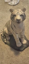 Living Stone White Tiger Figurine  Encore Group Resin Wildlife