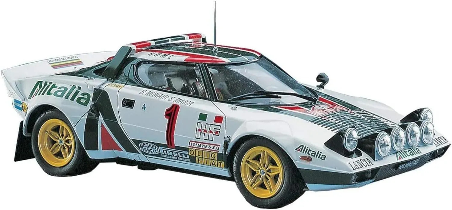 Hasegawa 1/24 Lancia Stratos 1977 Monte Carlo Rally Winner Plastic Model CR32