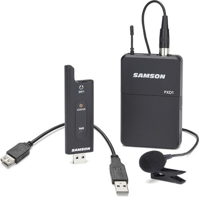 Samson XPD2 Lavalier USB Digital Wireless System Model # SWXPD2BLM8