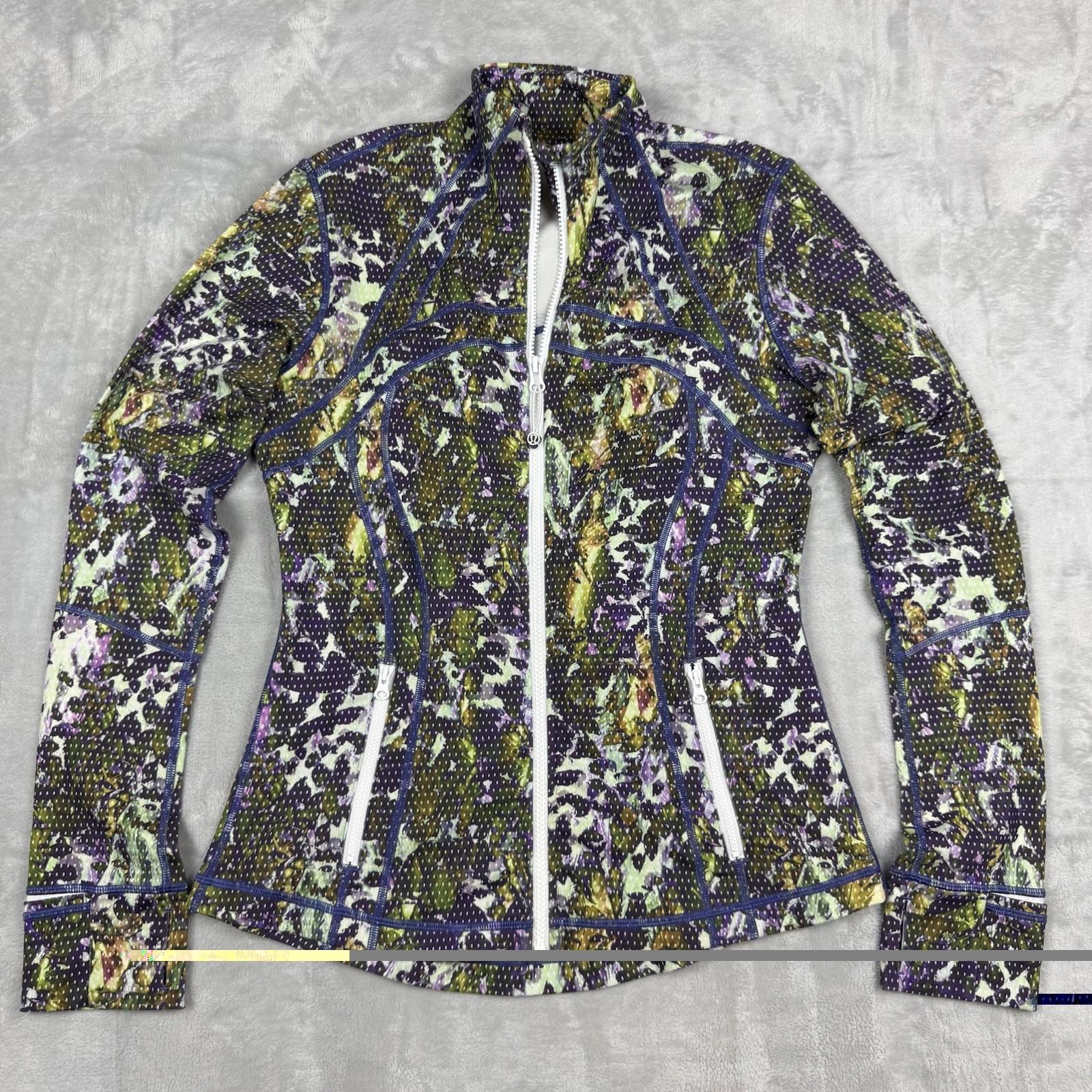 Lululemon Define Jacket Full Zip Printed  Size 8 … - image 1