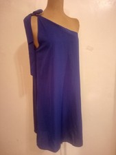 Elegant One Shoulder Blue Dress By Shein Size 6