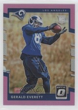 2017 Donruss Optic Rookies Pink Prizm Gerald Everett #142 0q1p