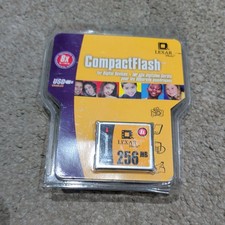 Lexar Compact Flash Memory Card 256mb Brand New &sealed