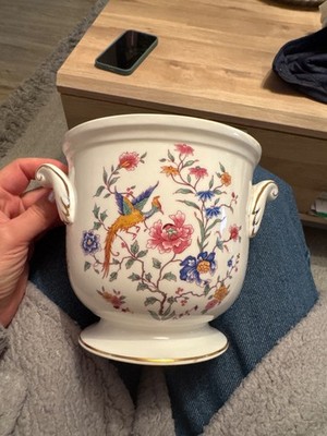 Aynsley Pembroke vergoldete Übertopf / Topf, - Reproduktion eines Designs aus dem 18. Jahrhundert
