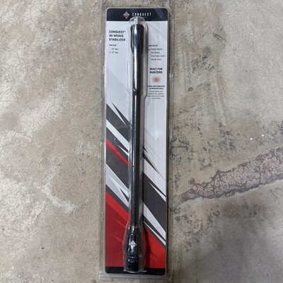 Conquest Archery 3k Carbon Weave Stabilizer 12  Matte Black