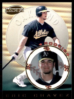 1999 Pacific Invincible #105 Eric Chavez