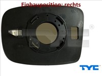 TYC 313-0039-1 Spiegelglas FüR AußEnspiegel Rechts FüR Hyundai