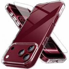 For iPhone 18 Pro Max Case 17 Pro Max 17 Cover Phone Shockproof  Tempered Glass