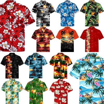 Hawaii Hemd S - 8XL 100% Baumwolle Hawaiihemd Hawaihemd Hawaiishirt Hawaiihemden