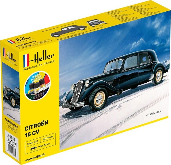 Heller, Starterset Mit Lack Und ZubehöR – CitroËN 15 Ps, 1/24, HEL56763-image