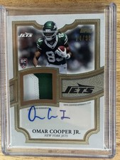 Omar Cooper Jr. 2026 Topps Flagship Football ARP-OC Jets RPA (AU, RC) /99
