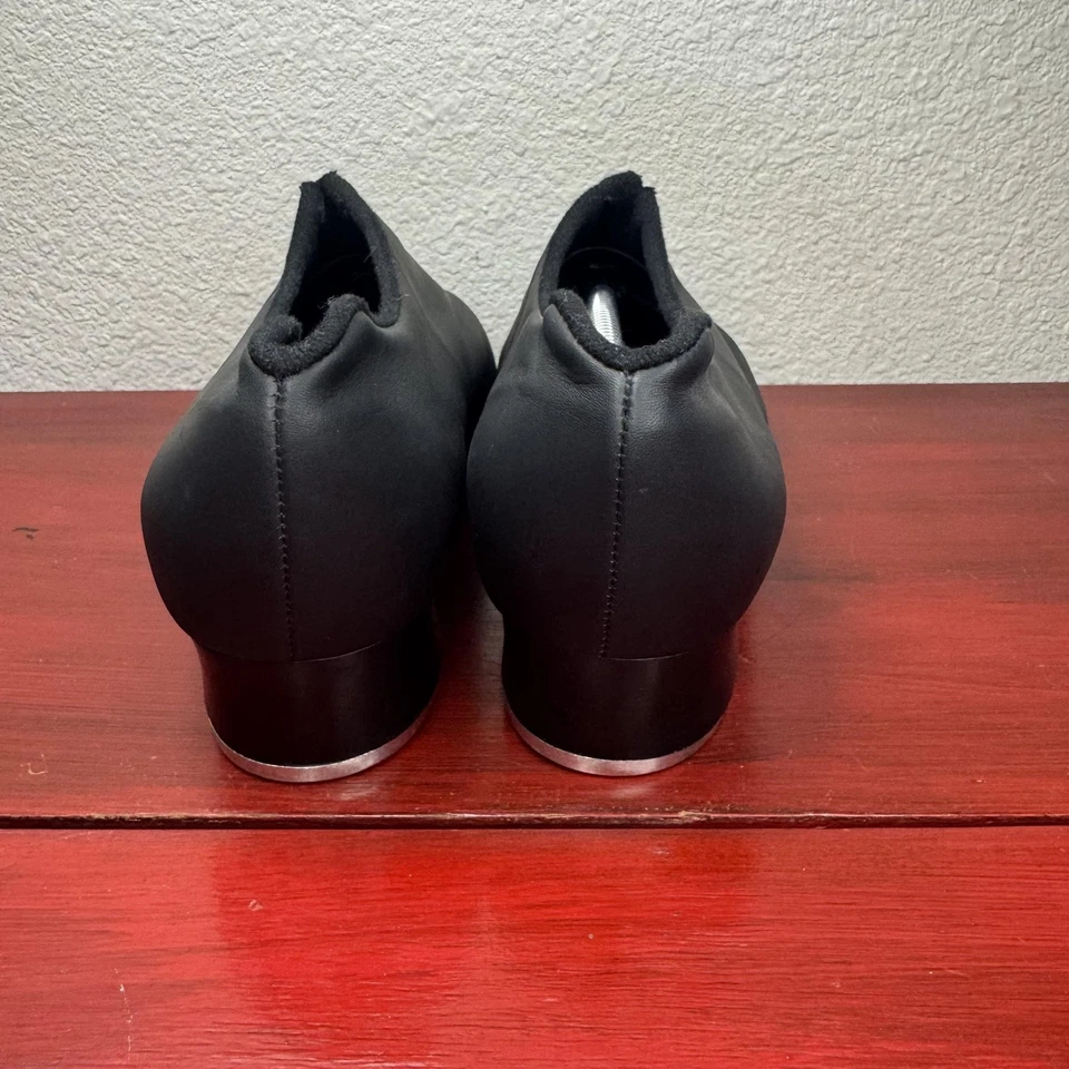 Zapatos Bloch Tap para mujer talla 10 negros Tap-Flex sin cordones de cuero Shockwave Dance Foto 4 de 4