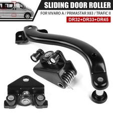 3x Top Middle Bottom Right Side Door Rollers for Vivaro Primastar Trafic 2001-10