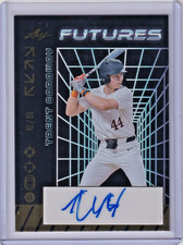 2024 Leaf Futures Autographs Trent Caraway #A-TC3 Gold /99 (AU, RC) LSU Tigers