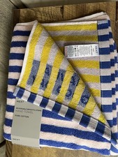 Blue/yellow Stripes Hand Towel Next