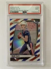 2024 Panini Prizm - Drake Maye Red White & Blue Prizm #329 (RC)  PSA 9