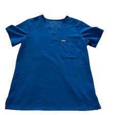 FIGS Top Women's Size Small Blue Technical Collection Scrubs Shirt workwear