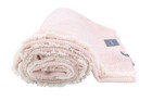 Gant Buzzy Throw Couverture 130x170 CM Été Rose Motif Laine Mérinos Lin