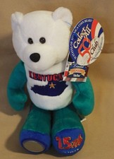 LIMITED TREASURES KENTUCKY 15th STATE QUARTER Coin BEAR 9" Plush