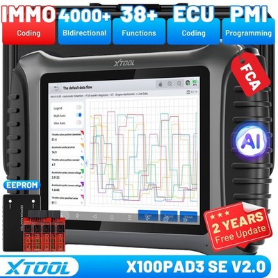 XTOOL X100PAD3SE V2.0   Auto-Diagnosegerät, OBD2-Scanner Schlüsselprogrammierer