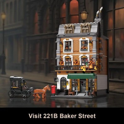 Pantasy Sherlock Holmes 221B Baker Street Brick Set 3087 Pieces