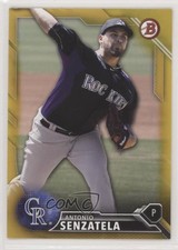 2016 Bowman Draft Top Prospects Gold 16/50 Antonio Senzatela #BD-124 no9