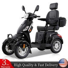 800W Heavy Duty Mobility Scooter 4-Wheel 31 Miles Fit For Senior 500lbs Capacity