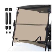 Golf Cart Foldable Windshield 3/16" 5MM Thicken Only Fits 1995-2013 EZGO TX...