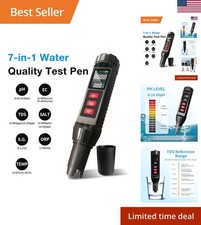 Digital PH Meter PH ORP EC TEMP SALT S.G TDS 7 In 1 5 In 1 Water Quality Tester