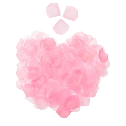 5000Pcs 2x2 Inch Silk Artificial Flower Rose Petals Light Pink - Bild 1 von 6