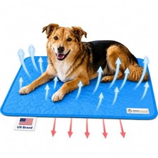 Doggykingdom Cooling Mat for Dogs   Ice Silk Self-Cooling Pet Pad for Dogs