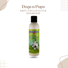 Dogs n Pups Anti-Folliculitis Therapeutic Shampoo For Dandruff Hot Spots Scrapes