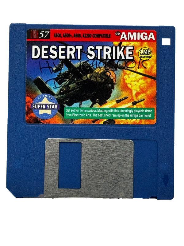 Desert Strike - Amiga - Commodore - Floppy Disk - Genuine - Retro - Vintage