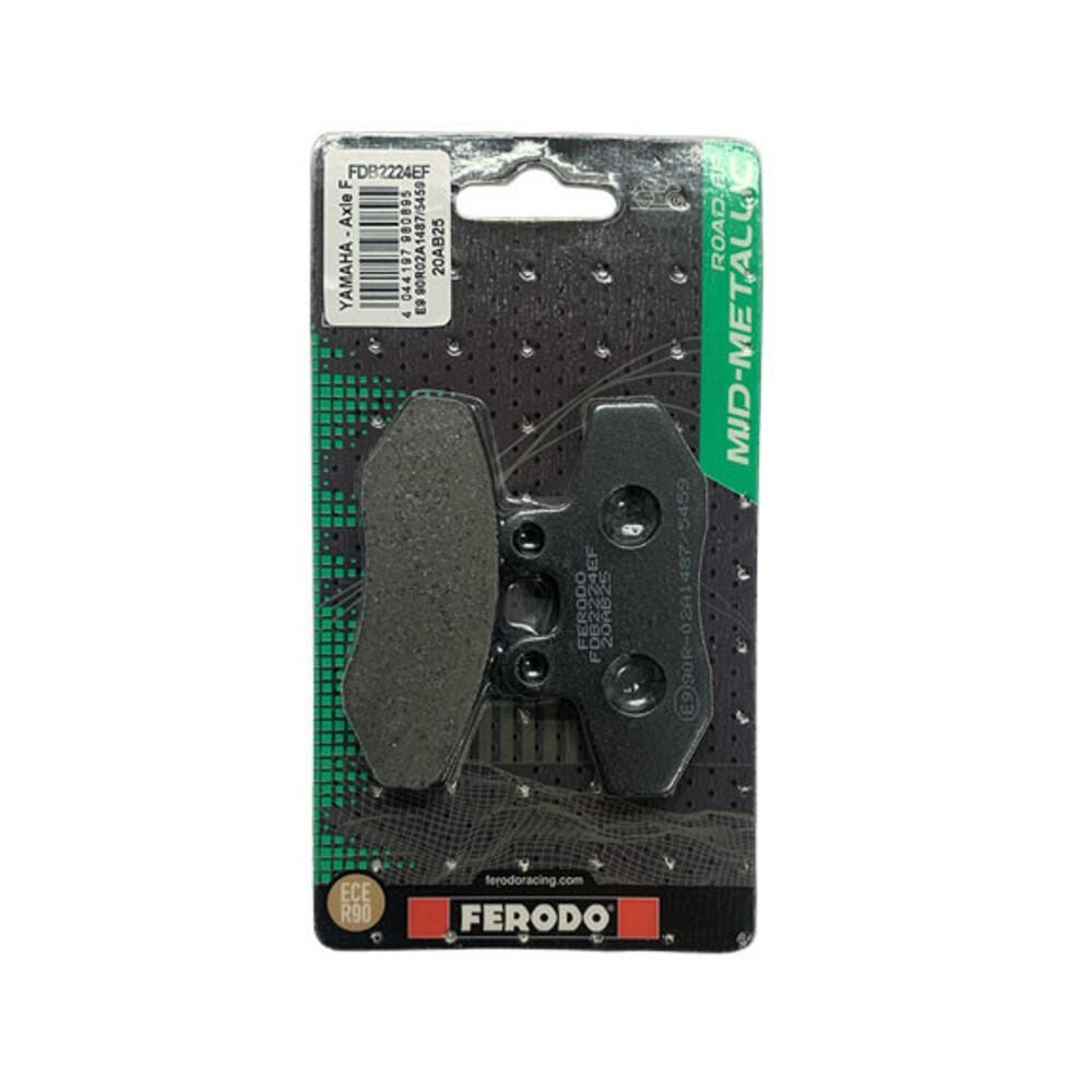 Ferodo Mid-Metallic Front Brake Pad FDB2224EF - Fits Yamaha Cygnus X 2004-2006