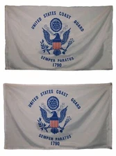 3x5 USCG Coast Guard 75 Denier 2ply Double Sided Polyester Flag 3'x5'