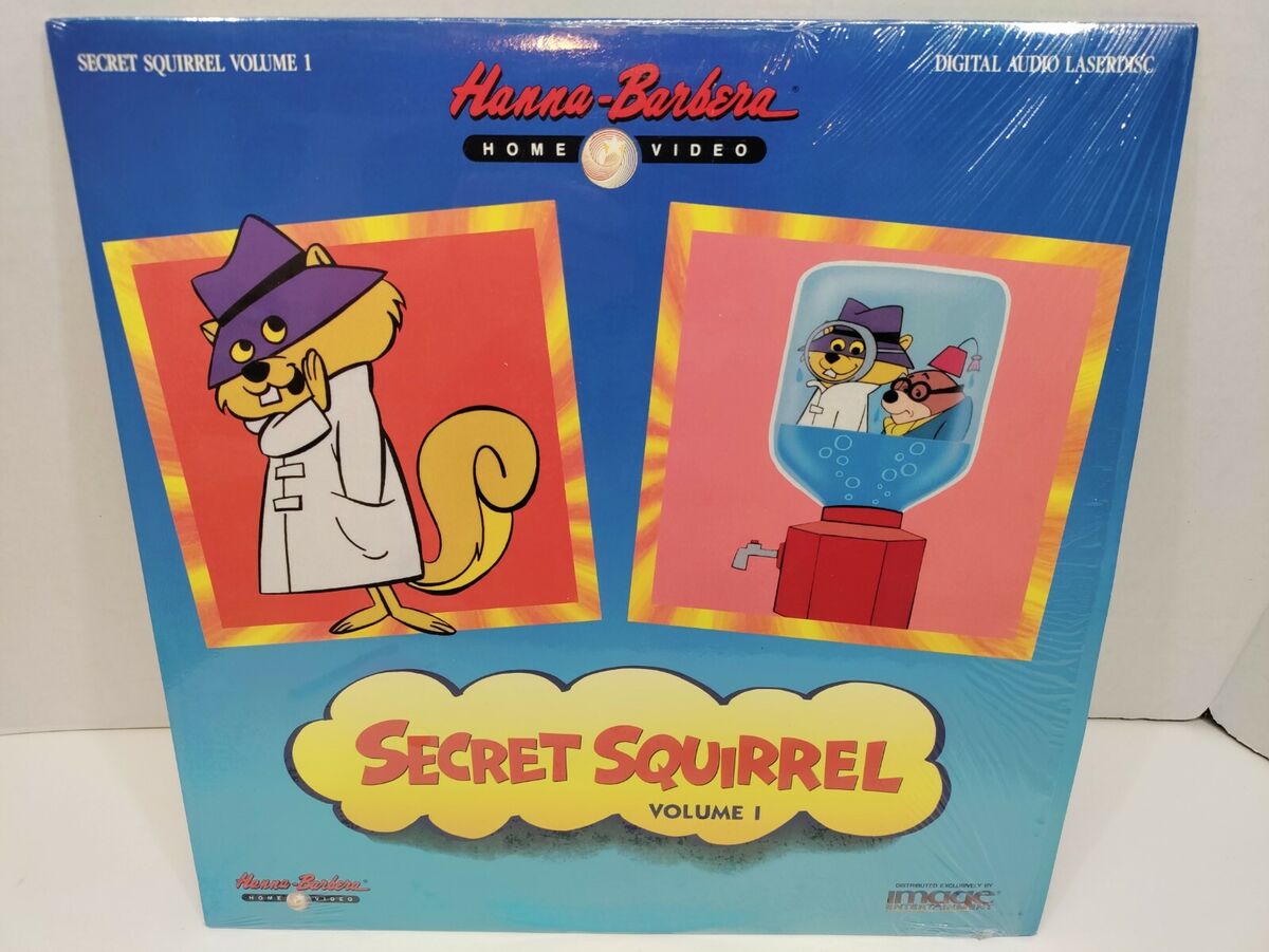 Secret Squirrel Vol.1 Laserdisc LD Hanna-Barbera Rare 1986 Secret Squirrel Vol.1 Laserdisc LD Hanna-Barbera Rare 1986