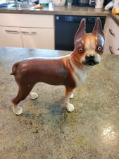 Adorable Antique Cast Iron HUBLEY ? Door Stop 8.75" BOSTON TERRIER